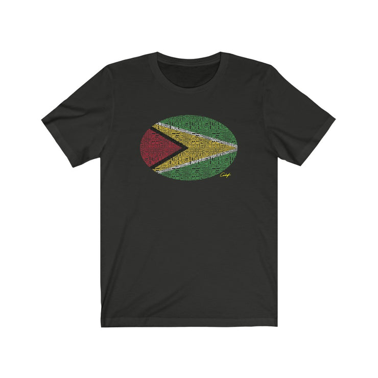 Guyana Flag Text T Shirt