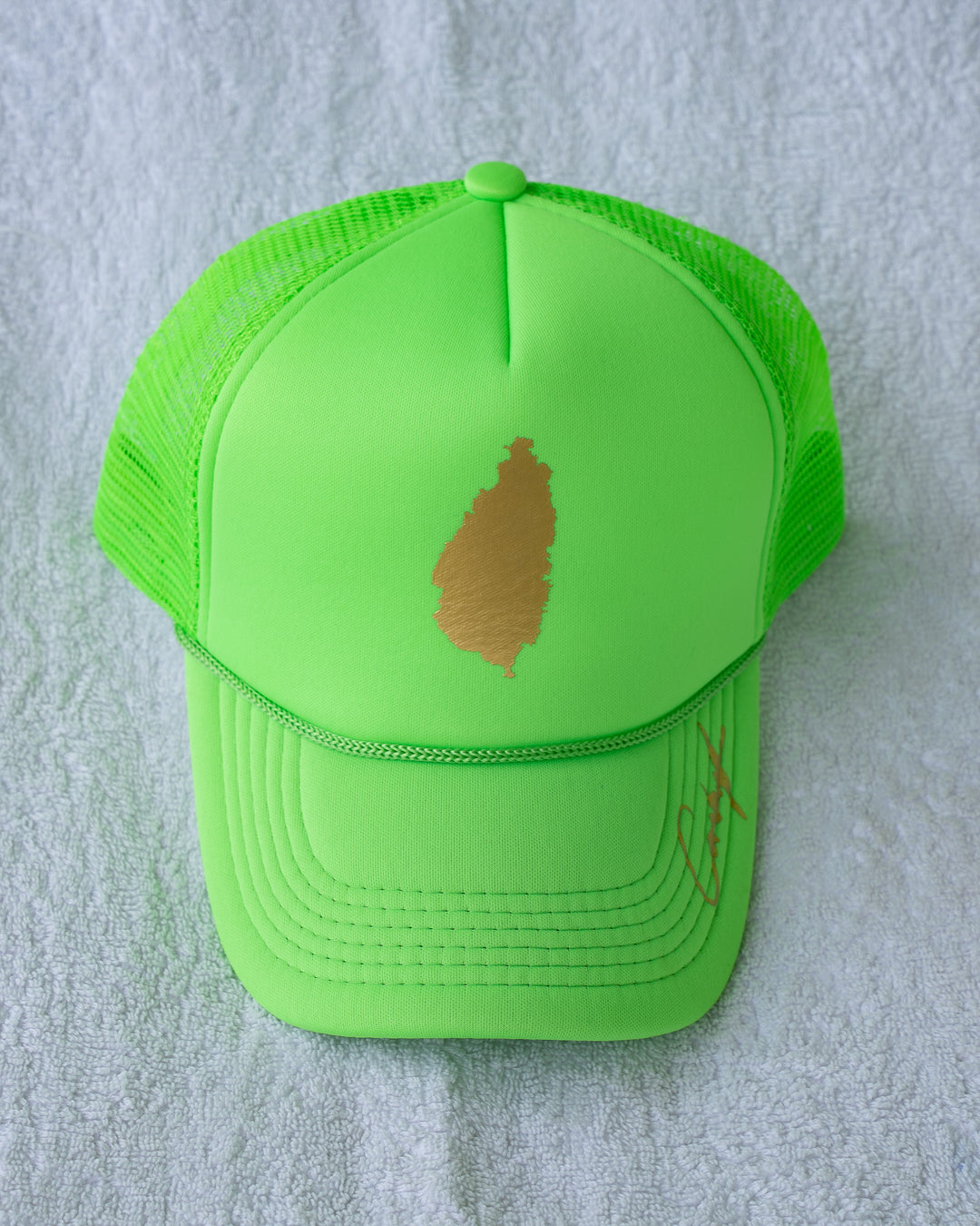 NEON GREEN TRUCKER HAT